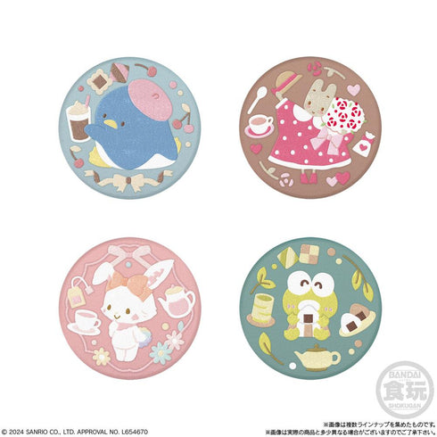『サンリオキャラクターズ』【食玩】 刺繍缶バッジビスケット3【BOX】